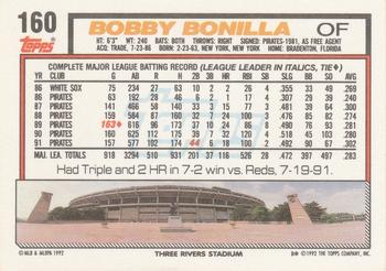 Bobby Bonilla  baseball card collectible - Main Image 2