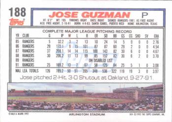 Jose Guzman  baseball card collectible - Main Image 2