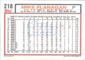Mike Flanagan  baseball card collectible - Main Image 2