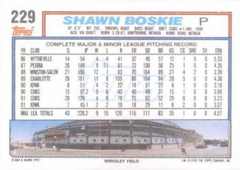 Shawn Boskie  baseball card collectible - Main Image 2