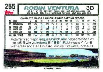 Robin Ventura  baseball card collectible - Main Image 2