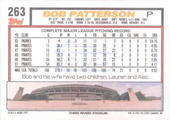 Bob Patterson  baseball card collectible - Main Image 2