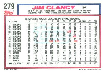 Jim Clancy  baseball card collectible - Main Image 2