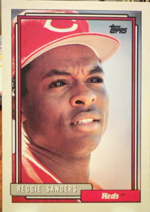 Reggie Sanders  baseball card collectible - Main Image 3