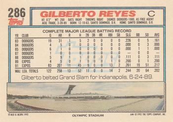Gilberto Reyes  baseball card collectible - Main Image 2