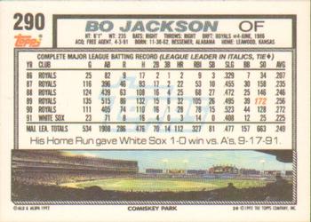 Bo Jackson  baseball card collectible - Main Image 2