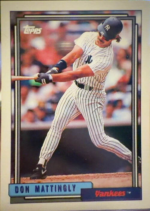 Don Mattingly  baseball card collectible - Main Image 3