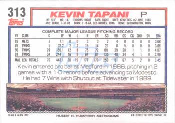 Kevin Tapani  baseball card collectible - Main Image 2
