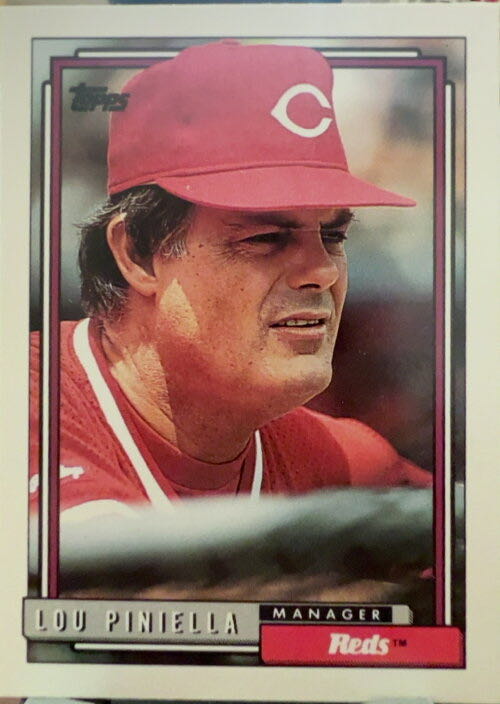 Lou Piniella  baseball card collectible - Main Image 3