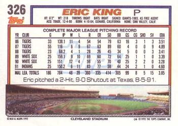 Eric King  baseball card collectible - Main Image 2
