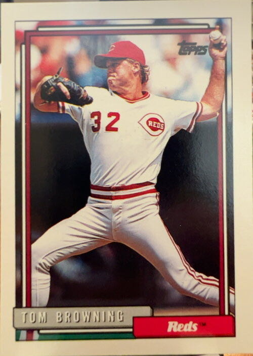 Tom Browning  baseball card collectible - Main Image 3