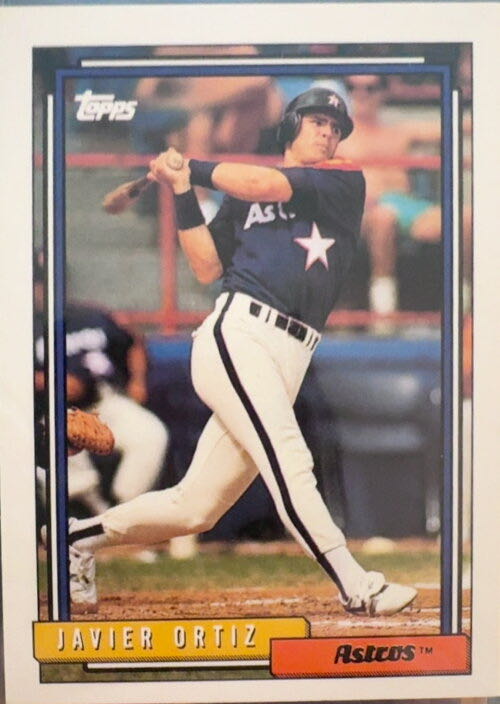 Javier Ortiz  baseball card collectible - Main Image 3