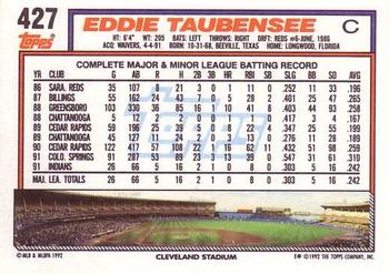 Eddie Taubensee  baseball card collectible - Main Image 2