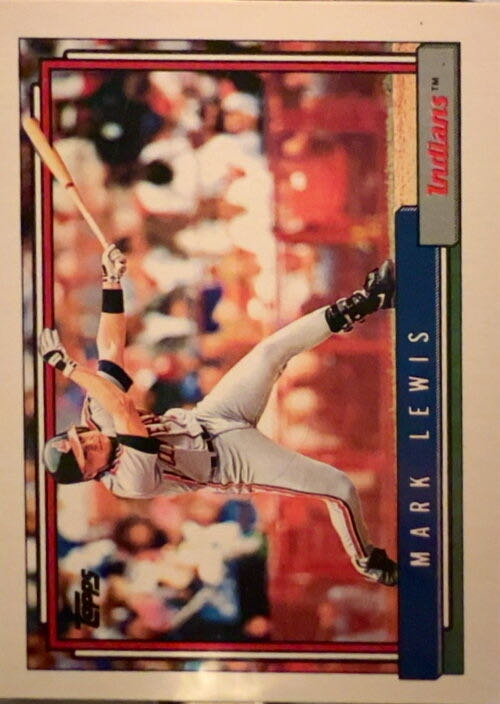 Mark Lewis  baseball card collectible - Main Image 3