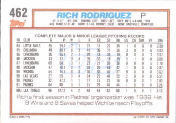 Rich Rodriguez  baseball card collectible - Main Image 2