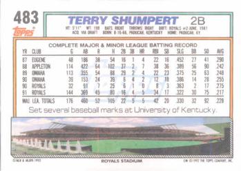 Terry Shumpert  baseball card collectible - Main Image 2