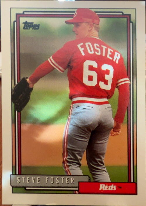 Steve Foster  baseball card collectible - Main Image 3
