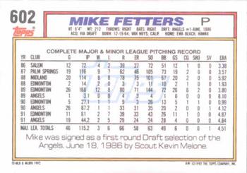 Mike Fetters  baseball card collectible - Main Image 2
