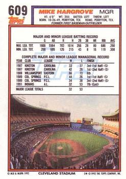 Mike Hargrove  baseball card collectible - Main Image 2