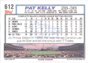 Pat Kelly  baseball card collectible - Main Image 2