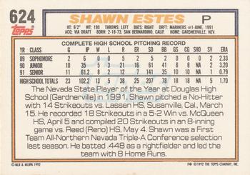 Shawn Estes  baseball card collectible - Main Image 2
