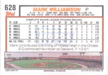 Mark Williamson  baseball card collectible - Main Image 2