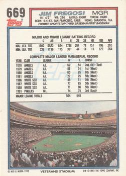 Jim Fregosi  baseball card collectible - Main Image 2