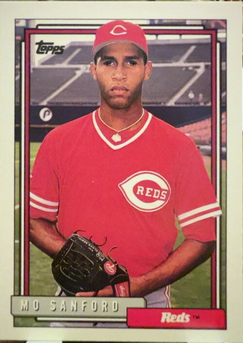 Mo Sanford  baseball card collectible - Main Image 3