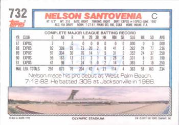 Nelson Santovenia  baseball card collectible - Main Image 2
