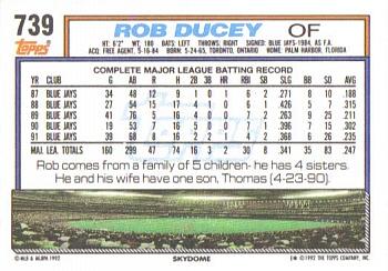 Rob Ducey  baseball card collectible - Main Image 2
