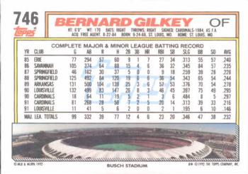 Bernard Gilkey  baseball card collectible - Main Image 2