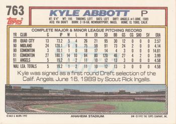 Kyle Abbott  baseball card collectible - Main Image 2
