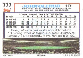 John Olerud  baseball card collectible - Main Image 2