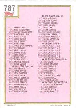 Checklist 6 of 6  baseball card collectible - Main Image 2