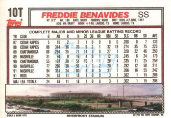 Freddie Benavides  baseball card collectible - Main Image 2