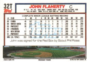 John Flaherty  baseball card collectible - Main Image 2