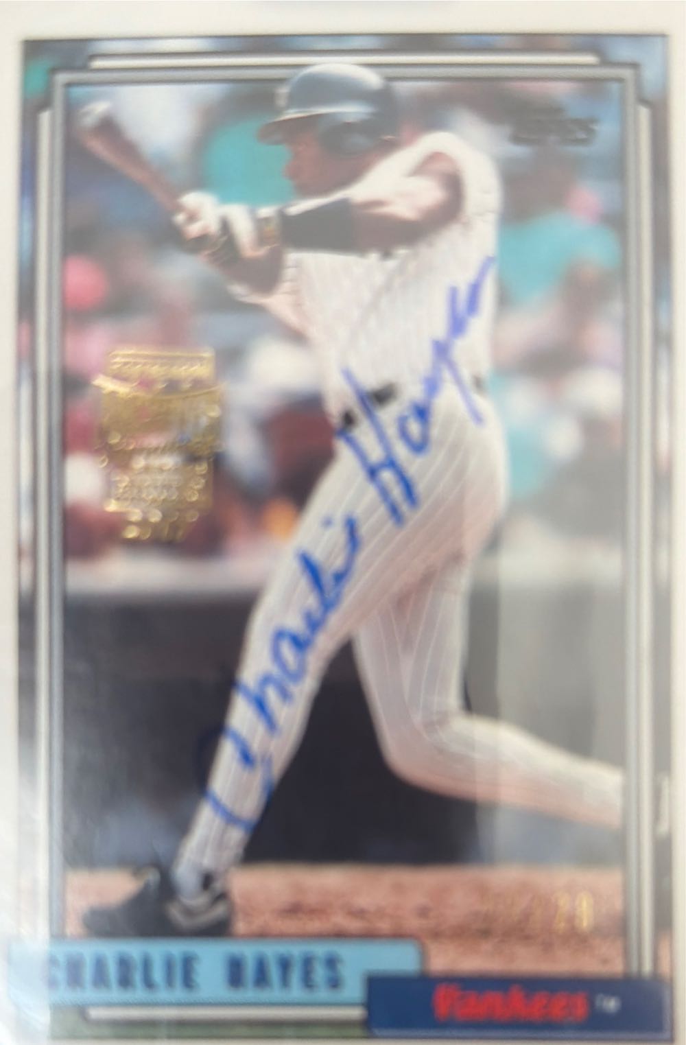 Charlie Hayes  baseball card collectible - Main Image 3