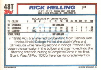 Rick Helling  baseball card collectible - Main Image 2