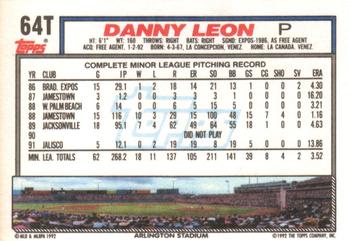 Danny Leon  baseball card collectible - Main Image 2