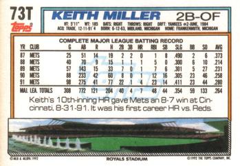 Keith Miller  baseball card collectible - Main Image 2