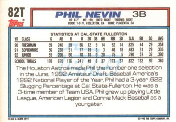 Phil Nevin  baseball card collectible - Main Image 2