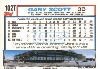 Gary Scott  baseball card collectible - Main Image 2