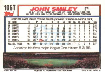 John Smiley  baseball card collectible - Main Image 2