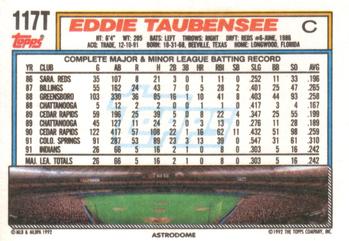 Eddie Taubensee  baseball card collectible - Main Image 2