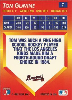 Tom Glavine  baseball card collectible - Main Image 2