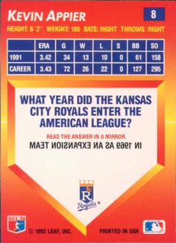 Kevin Appier  baseball card collectible - Main Image 2