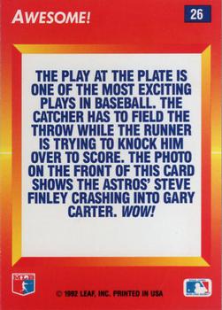 Steve Finley / Gary Carter  baseball card collectible - Main Image 2