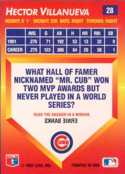 Hector Villanueva  baseball card collectible - Main Image 2