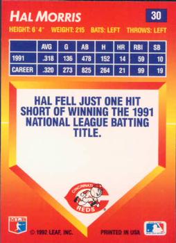 Hal Morris  baseball card collectible - Main Image 2