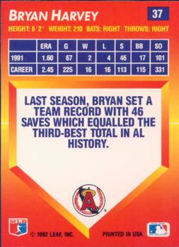Bryan Harvey  baseball card collectible - Main Image 2